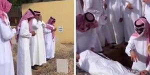 شاهد.. لقطات من مراسم دفن الأمير ‎”بدر بن عبدالمحسن” في مقبرة ‎العود بالرياض - نايل 360