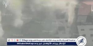 ‏غارة إسرائيلية تستهدف بلدة ميس الجبل في جنوب لبنان - نايل 360