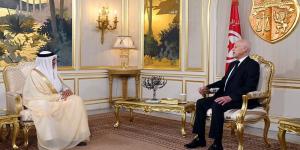 سعيّد يلتقي وزير الخارجية بمملكة البحرين - نايل 360