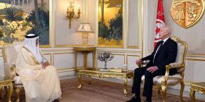 رئيس الجمهورية يستقبل وزير خارجية مملكة البحرين. - نايل 360