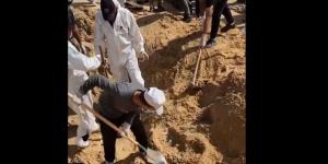 اكتشاف مقبرة جماعية ثالثة في مجمع الشفاء بغزة وانتشال عشرات الجثث| تفاصيل - نايل 360
