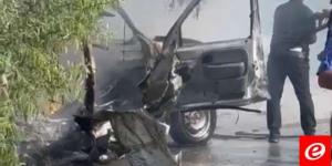"النشرة": إصابات نتيجة استهداف مسيّرة إسرائيلية لسيارة على طريق بافليه في قضاء صور - نايل 360