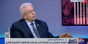 عبدالمنعم سعيد عن المزايدة على مصر: "الهدف تقويض مشروع الإصلاح الوطني" - نايل 360