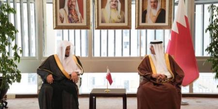 النائب العام يلتقي وزير العدل والشؤون الإسلامية والأوقاف البحريني - نايل 360