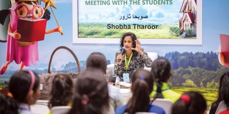 الكاتبة صوبحا ثارور تُلهم طلبة المدارس وتتحدّث عن الإبداع في أدب الأطفال - نايل 360