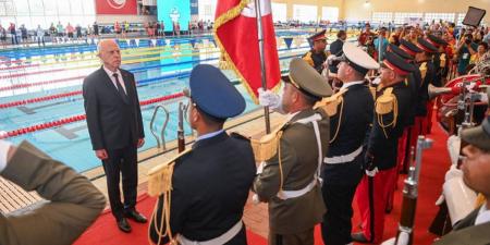 زيارة غير معلنة لرئيس الجمهورية قيس سعيد إلى المسبح الأولمبي برادس - نايل 360