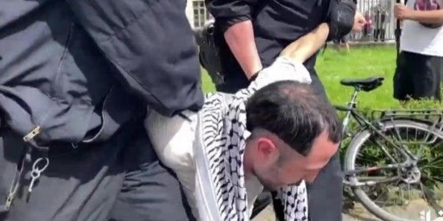 الشرطة الألمانية تفرّق اعتصاماً تضامنياً مع فلسطين - نايل 360