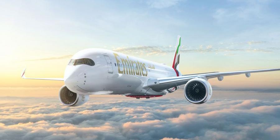 طيران الإمارات تكشف عن أول 9 وجهات لشبكة طائرتها الجديدة A350 - نايل 360