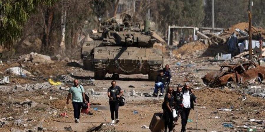 54شهيدا فلسطينيا بغزةوجيش الاحتلال يعزز السيطرةعلى ممر صلاح الدين برفح - نايل 360