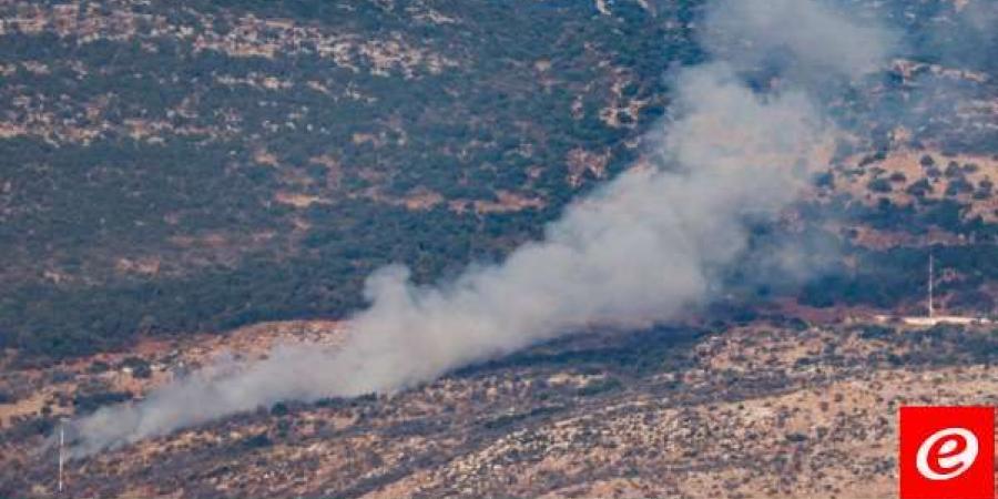 اشتعال النار في الأحراج بين راميا وعيتا الشعب بسبب الغارات الاسرائيلية - نايل 360